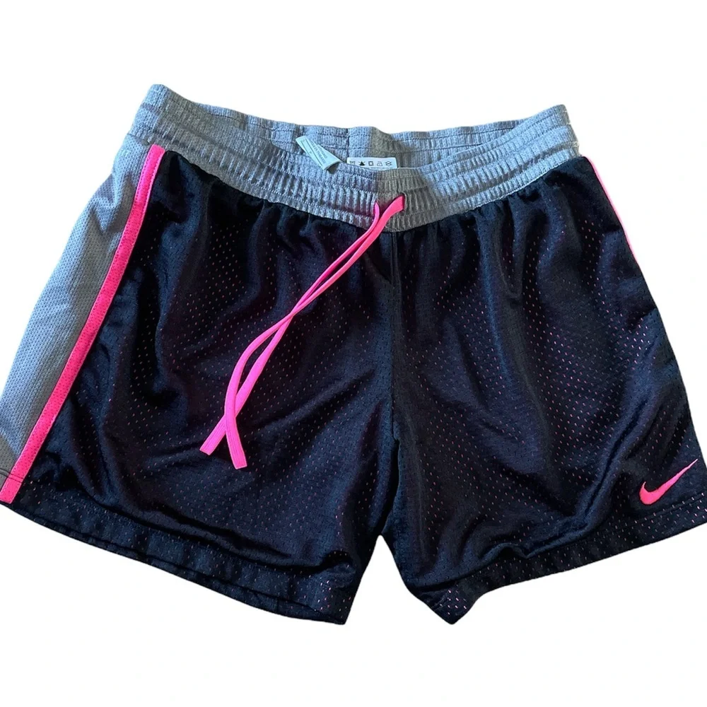 Nike Black/ Pink / Gray Dri Fit Women's Shorts Sz S